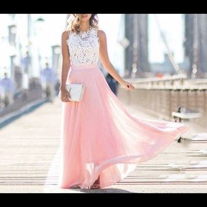 Lace & tulle dress